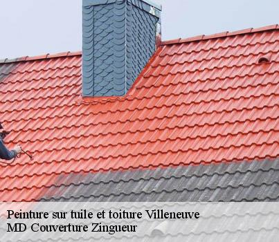 Peinture sur tuile et toiture  villeneuve-1844 MD Couverture Zingueur