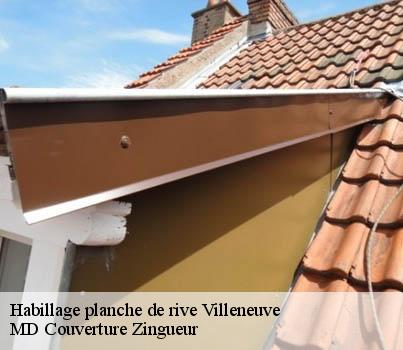 Habillage planche de rive  villeneuve-1844 MD Couverture Zingueur