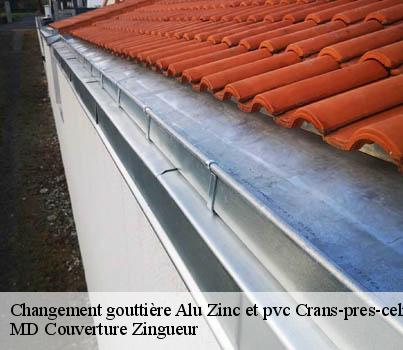 Changement gouttière Alu Zinc et pvc  crans-pres-celigny-1299 MD Couverture Zingueur