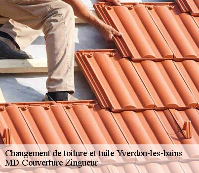 Changement de toiture et tuile  yverdon-les-bains-1400 MD Couverture Zingueur