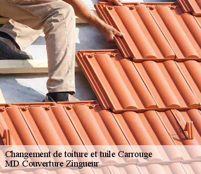 Changement de toiture et tuile  carrouge-1084 MD Couverture Zingueur