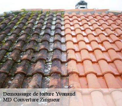 Demoussage de toiture  yvonand-1462 MD Couverture Zingueur