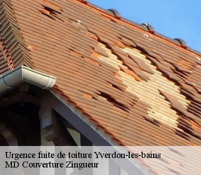 Urgence fuite de toiture  yverdon-les-bains-1400 MD Couverture Zingueur