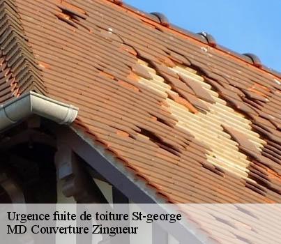 Urgence fuite de toiture  st-george-1188 MD Couverture Zingueur