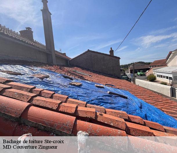 Bachage de toiture  ste-croix-1450 MD Couverture Zingueur