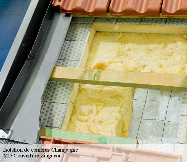 Isolation de combles  champagne-1424 MD Couverture Zingueur