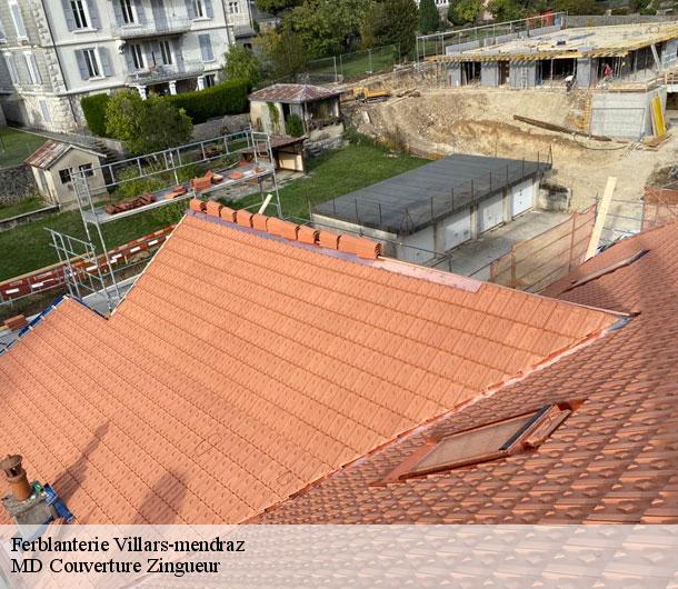 Ferblanterie  villars-mendraz-1061 MD Couverture Zingueur
